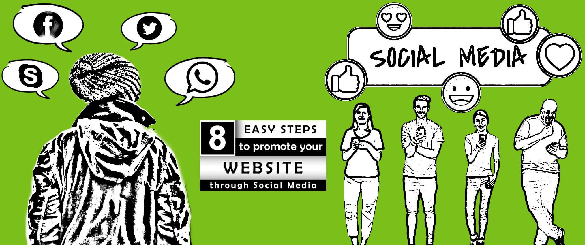 8 Easy tips to promote your website through Social Media